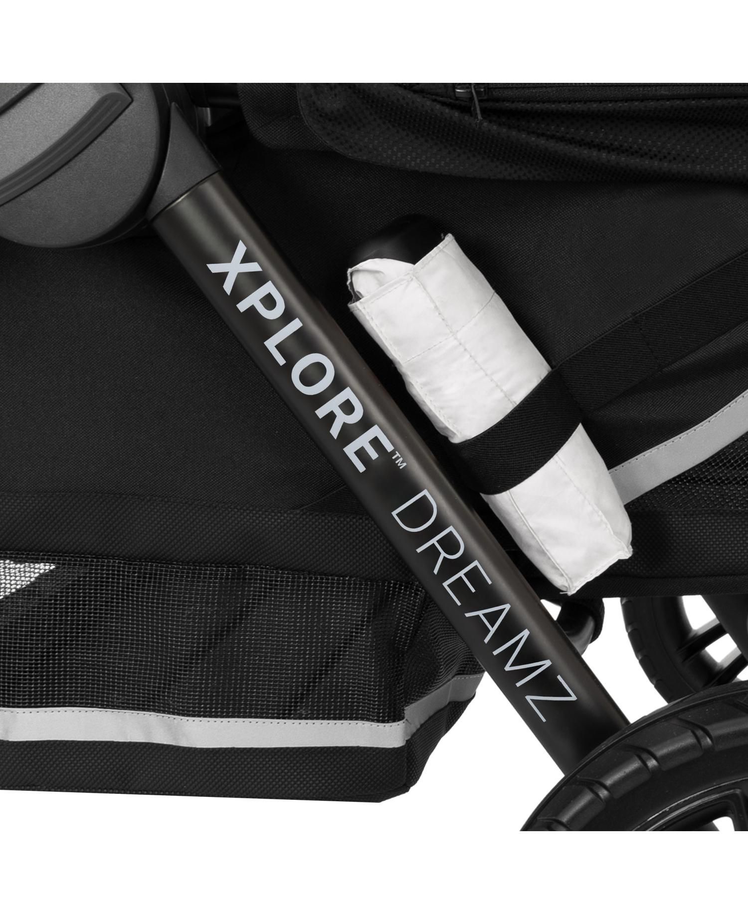 Pivot Xplore Dreamz All-Terrain Stroller Wagon with Bassinett Insert