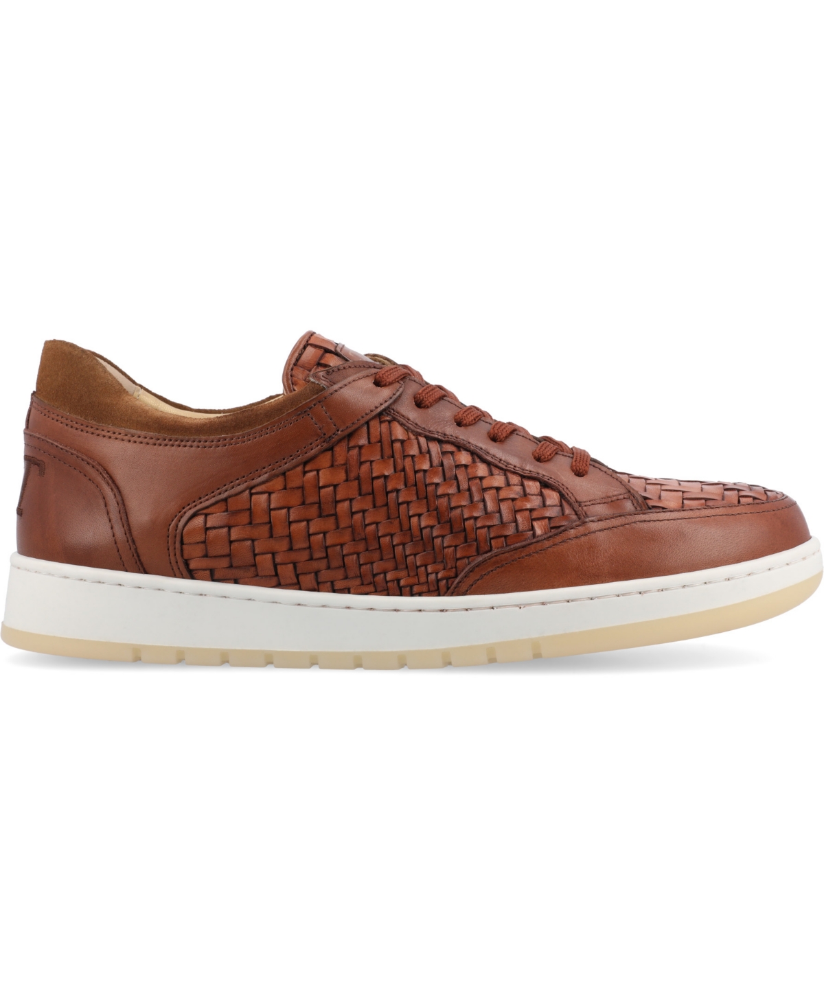 Shop Taft Men's The Rapido Low Sneaker In Brown Wove