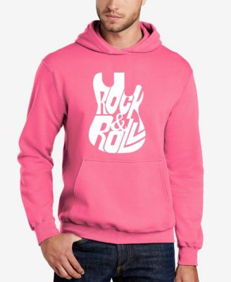 Rock And Roll Guitar - Men's Word Art Hooded Sweatshirt