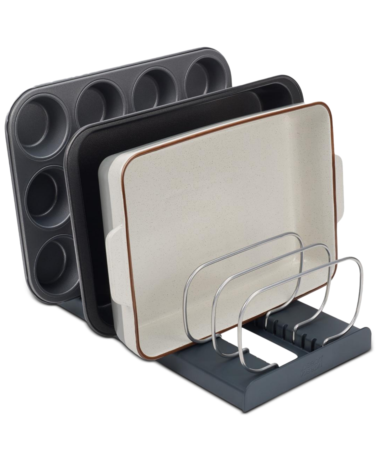 Joseph Joseph Drawerstore Bakeware And Cookware Organizer In Grey