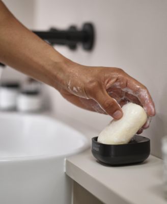 Matte Slim Compact Angled Soap Dish