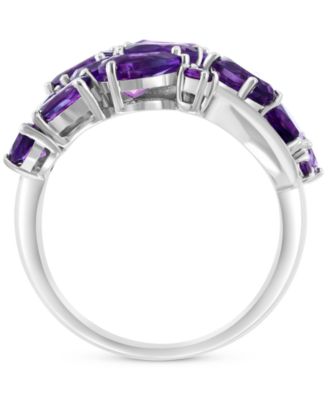 EFFY&reg; Garnet Mixed Cut Cluster Ring (5-1/2 ct. t.w.) in Sterling Silver (Also in Amethyst)