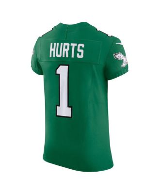 Men's Jalen Hurts Kelly Philadelphia Eagles Alternate Vapor F.U.S.E. Elite Jersey