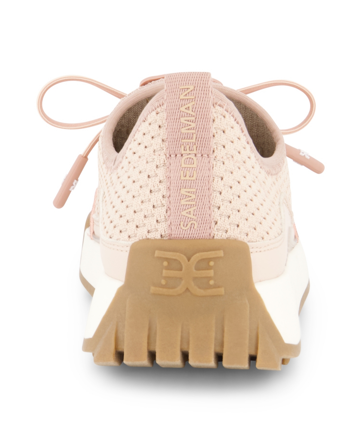 Shop Sam Edelman Little And Big Girls Lenny Lucie Lace Up Sneaker In Rose