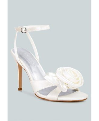 Womens Chaumet Rose Bow Embellished Sandals