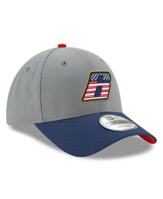 Men's Gray/Navy Brad Keselowski Salute 9Forty Adjustable Hat
