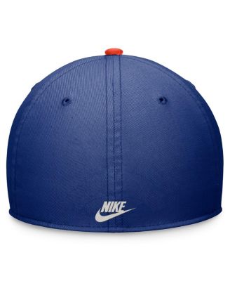 Men's Royal/Orange New York Mets Cooperstown Collection Rewind Swooshflex Performance Hat