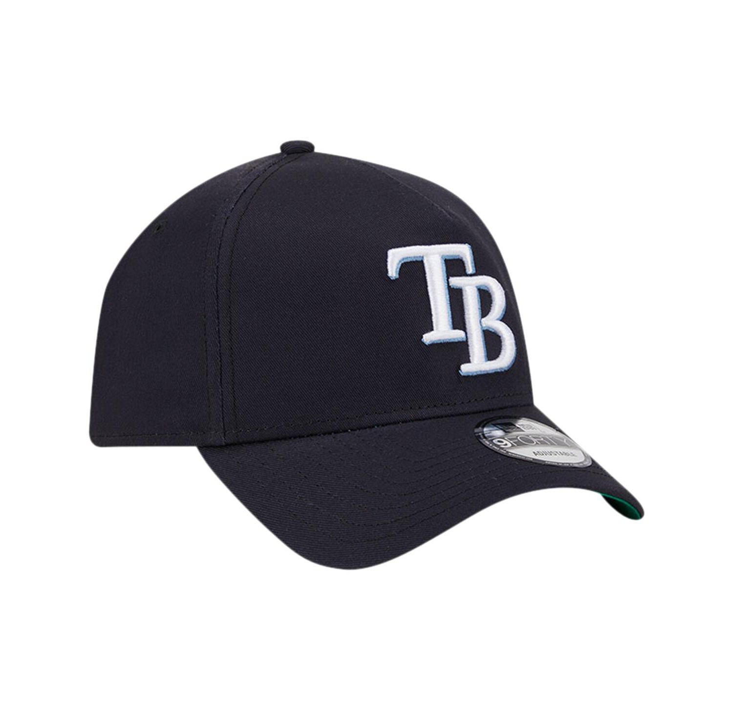 Men's Navy Tampa Bay Rays Team Color A-Frame 9Forty Adjustable Hat