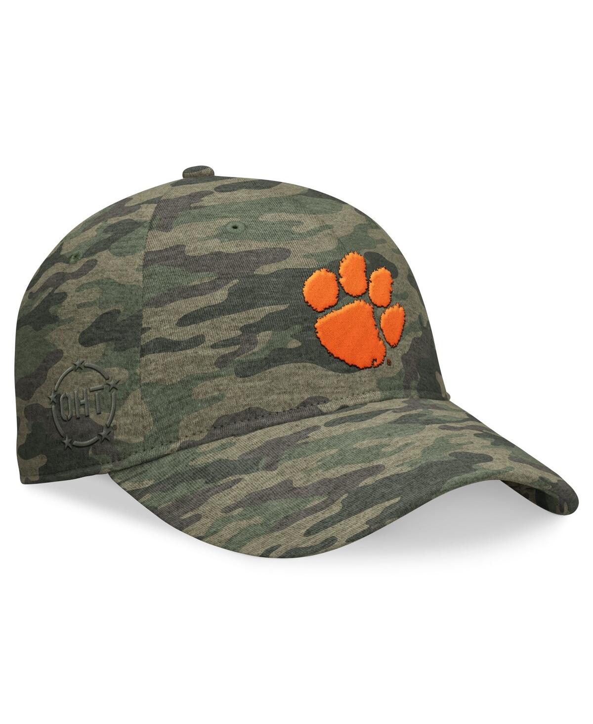 Shop Top Of The World Men's Camo Clemson Tigers Oht Appreciation Hound Adjustable Hat In Wdlnd Camo