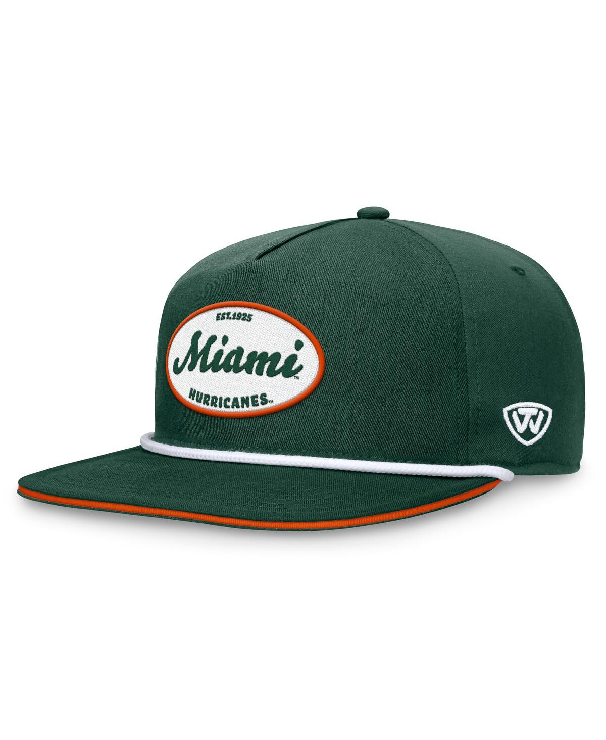Shop Top Of The World Men's Green Miami University Redhawks Iron Golfer Adjustable Hat In Field Gree
