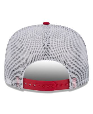 Men's Red Los Angeles Angels Court Sport 9Fifty Snapback Hat