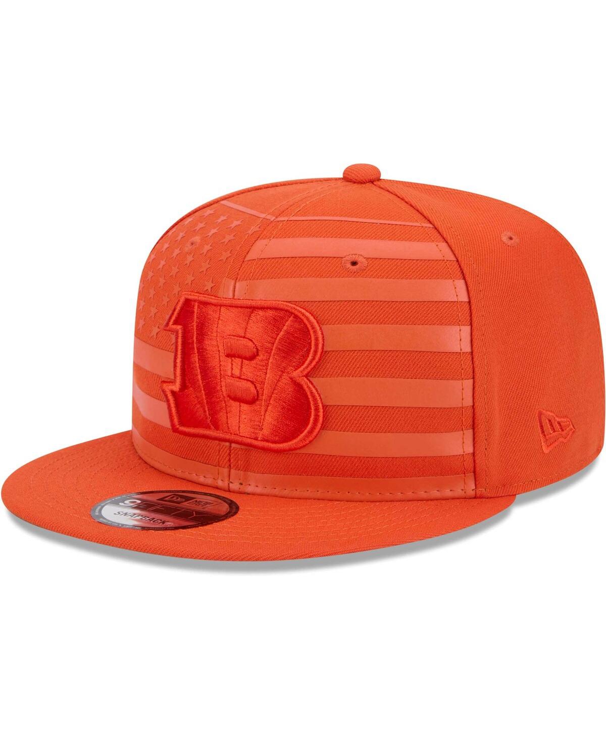 Shop New Era Men's Orange Cincinnati Bengals Independent 9fifty Snapback Hat