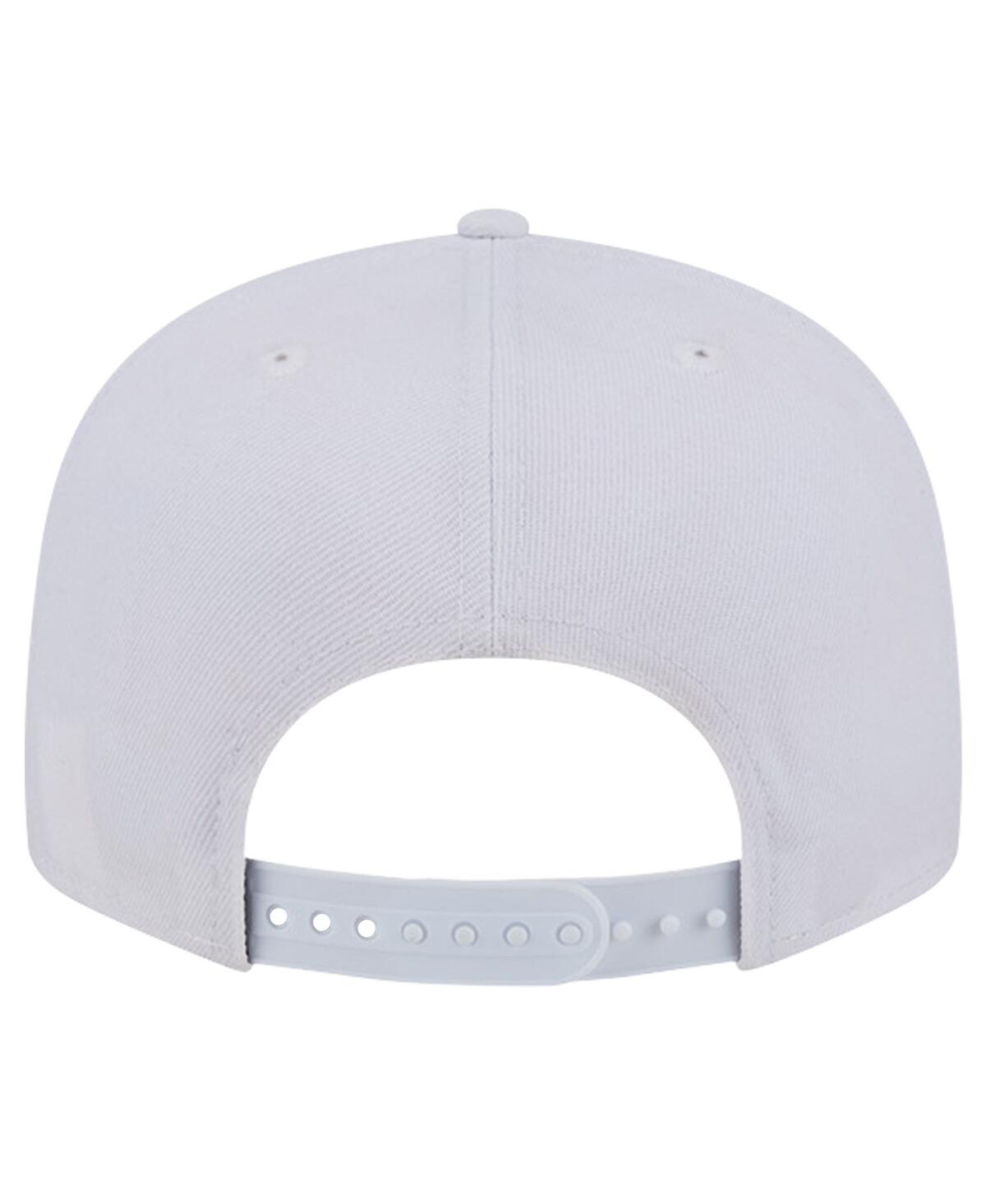 NEW ERA MEN'S NEW YORK GIANTS MAIN WHITE ON WHITE 9FIFTY SNAPBACK HAT 