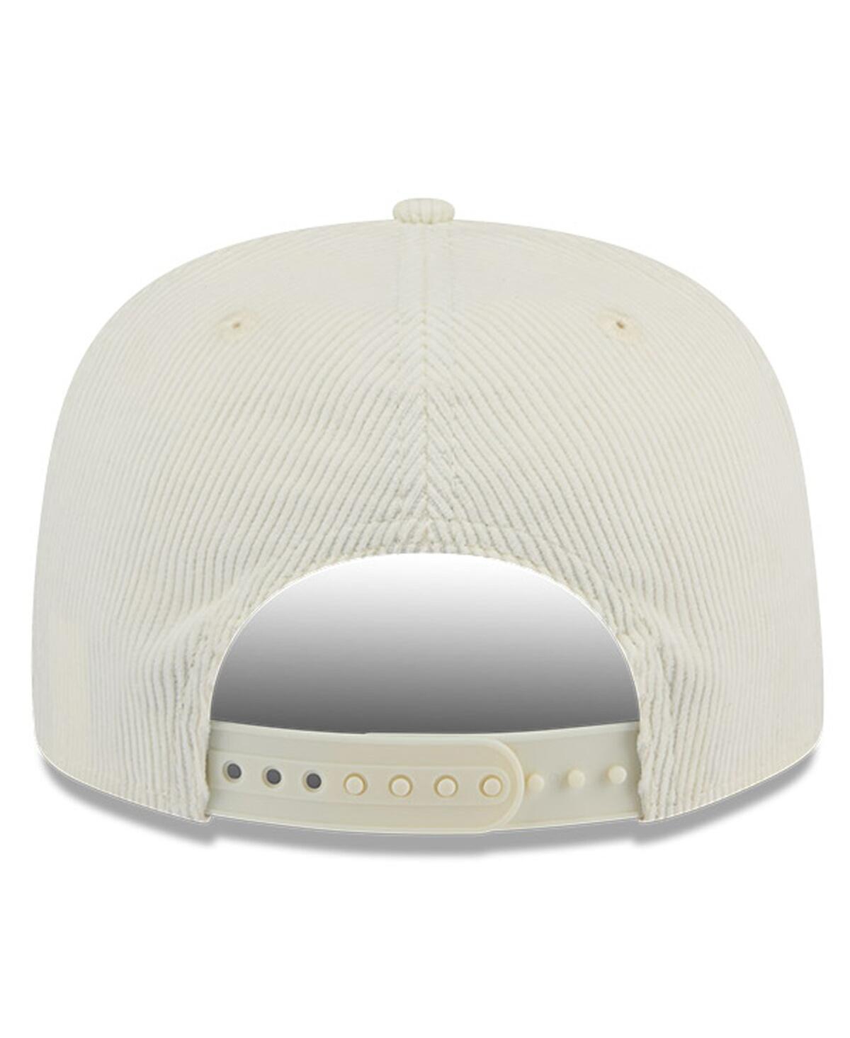 Shop New Era Men's White Texas Tech Red Raiders Throwback Golfer Corduroy Snapback Hat In Cream