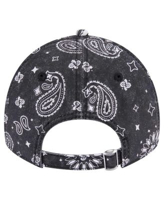 Women's Black Cincinnati Bengals Paisley 9Twenty Adjustable Hat