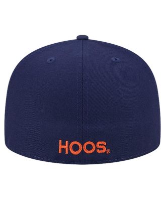 Men's Navy Virginia Cavaliers Throwback 59Fifty Fitted Hat