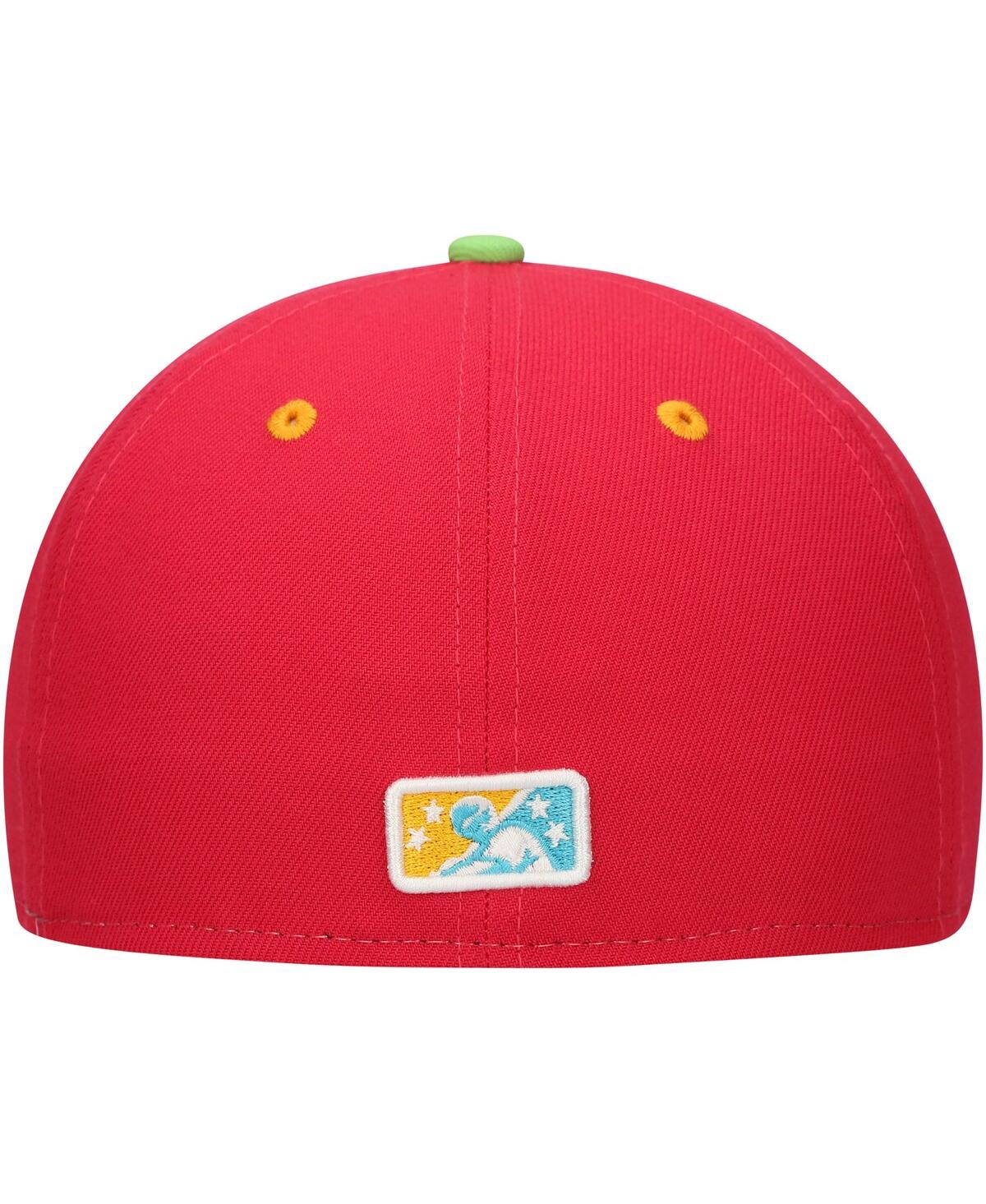New Era Men's White Llamas de Hickory Copa de la Diversion 59Fifty Fitted Hat