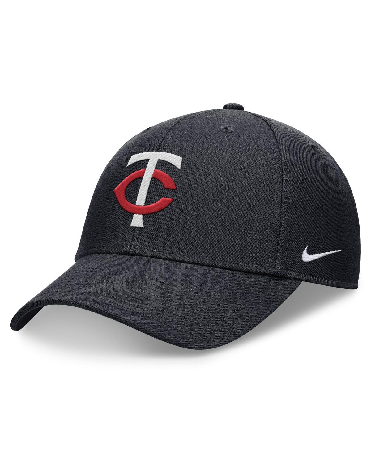 Men's Navy Minnesota Twins Evergreen Club Performance Adjustable Hat - Pitblu/pb