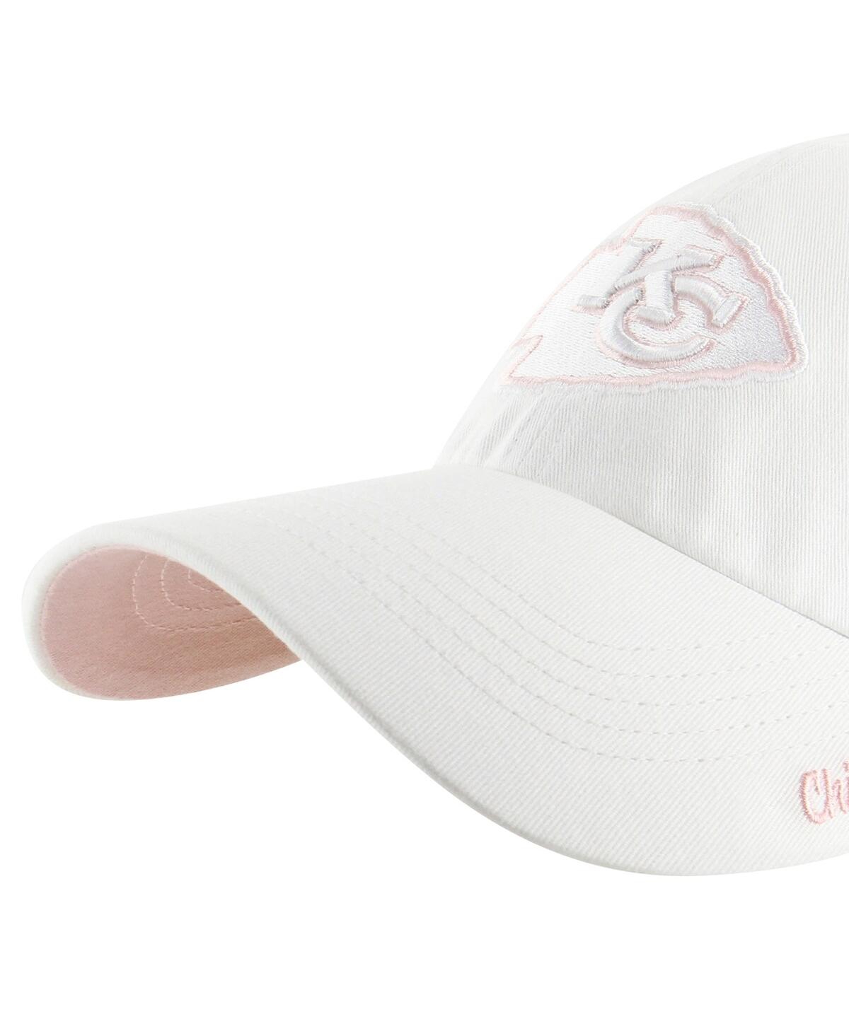 Shop 47 Brand 47 Women's White Kansas City Chiefs Ballpark Cheer Clean Up Adjustable Hat