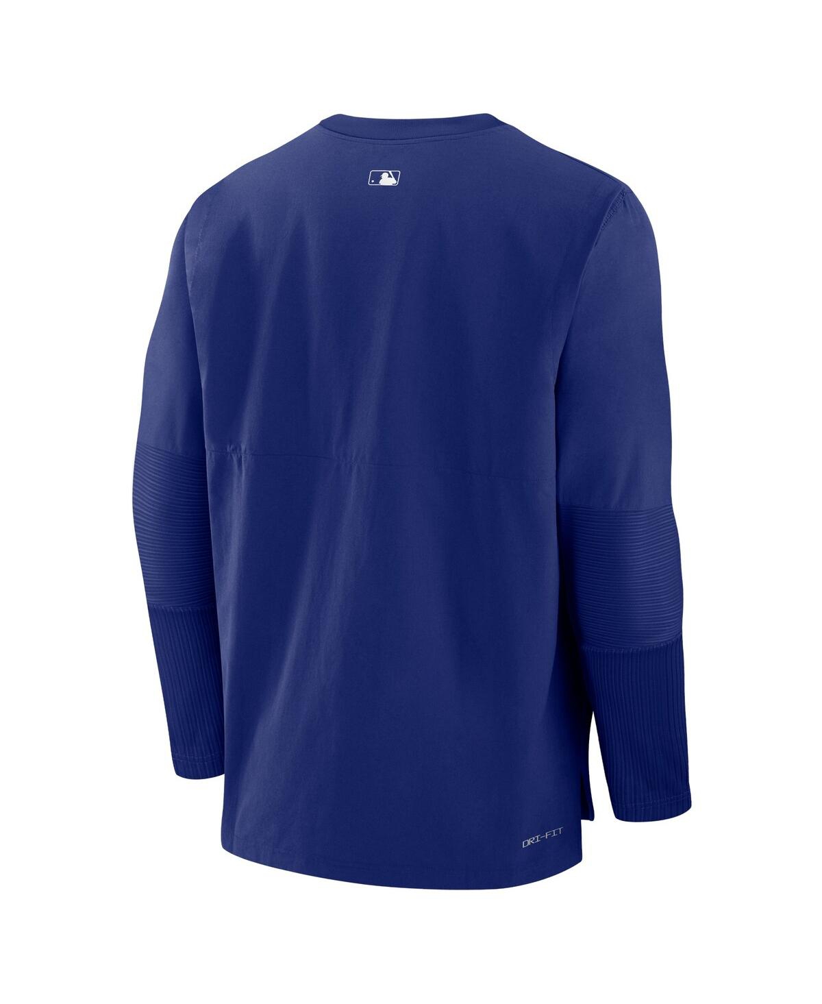 Nike Men'sTexas Rangers Authentic Collection Player Performance Pullover Sweatshirt - Royal