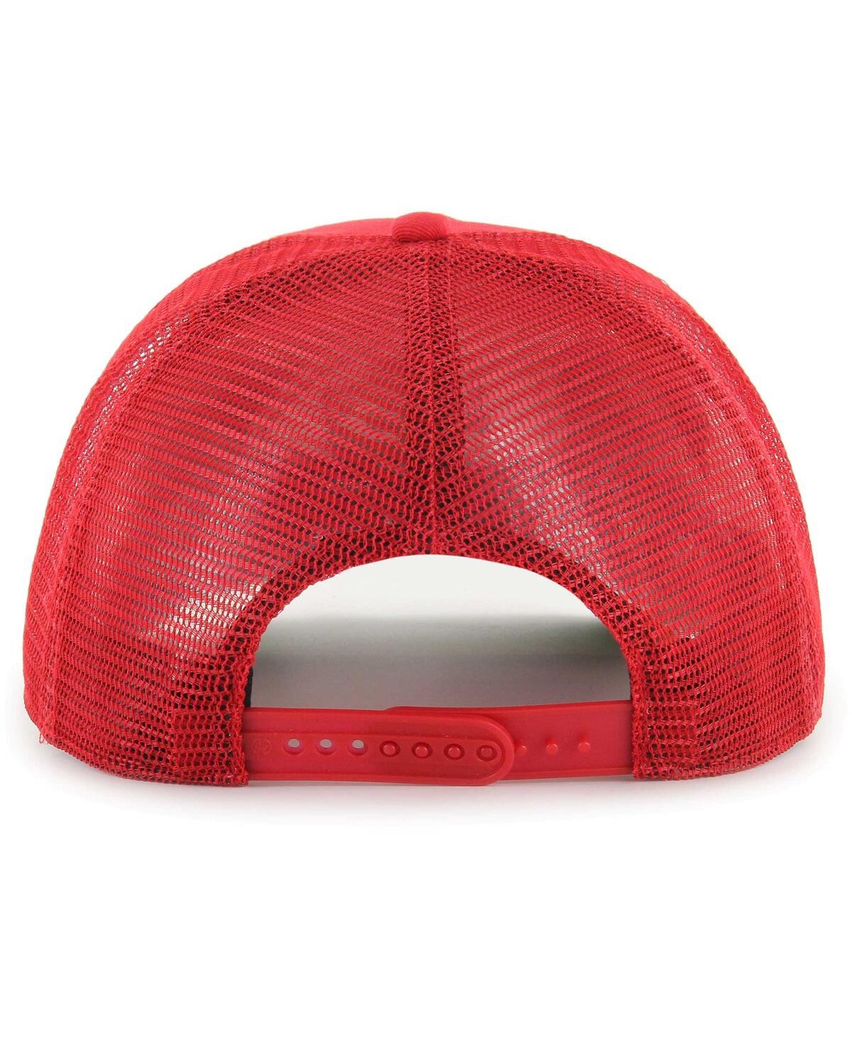47 Brand Men's Red Kansas City Chiefs Mesh Hitch Trucker Adjustable Hat In Red