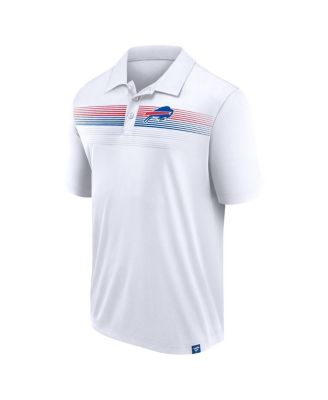 Branded Men's White Buffalo Bills Victory For Us Interlock Polo