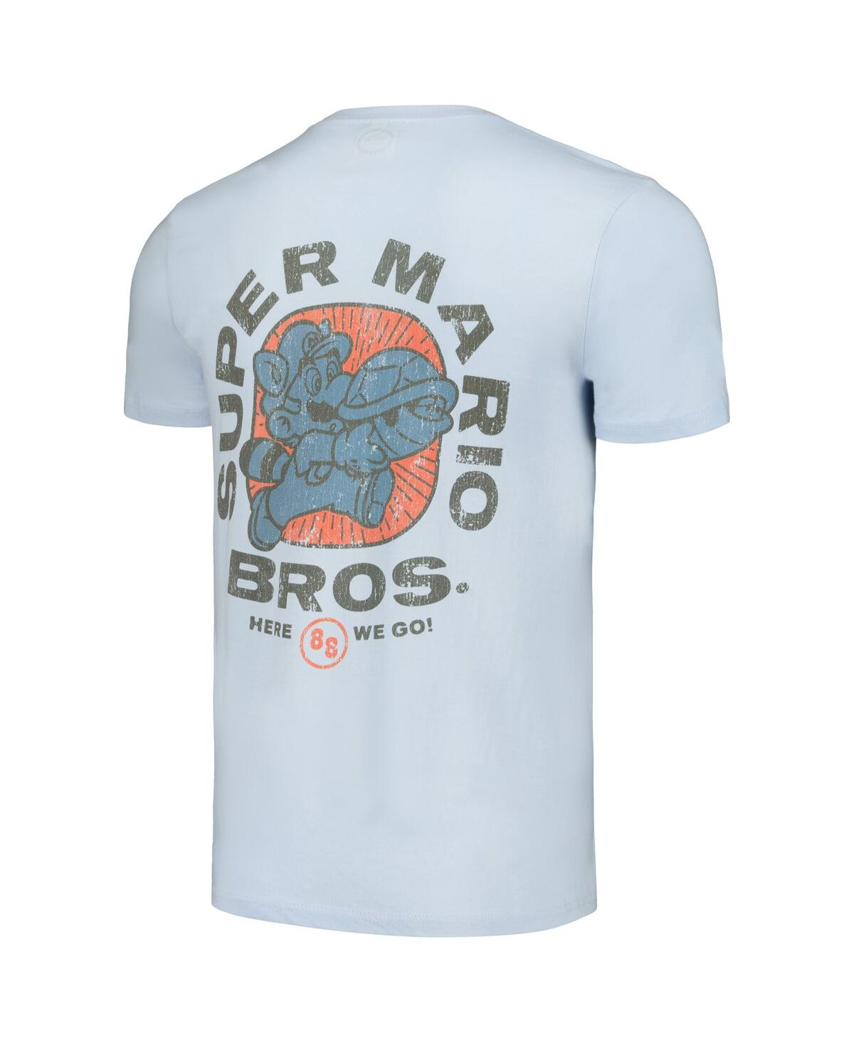 Shop Mad Engine Unisex Light Blue Nintendo Super Mario Bros. Shell Game T-shirt