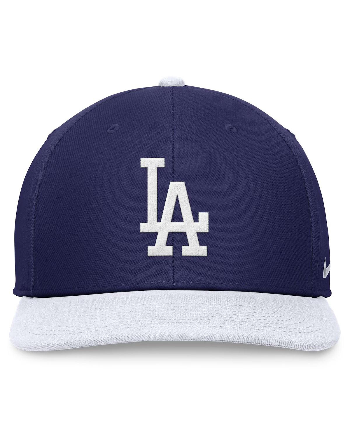 Nike Men's Royal/white Los Angeles Dodgers Evergreen Two-tone Snapback Hat In Loyblu,wht