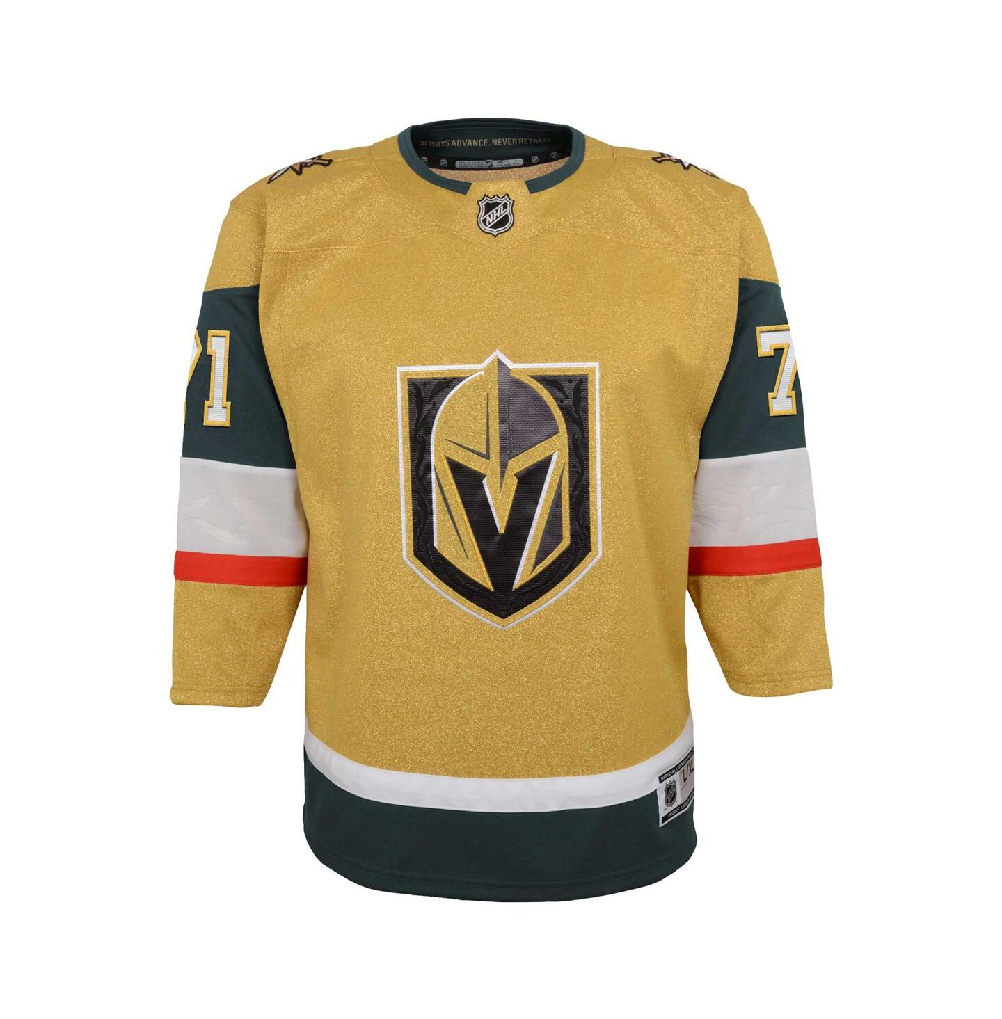 Детский топ Outerstuff William Karlsson Gold Vegas Golden Knights Home Premier Player Jersey — фото 2