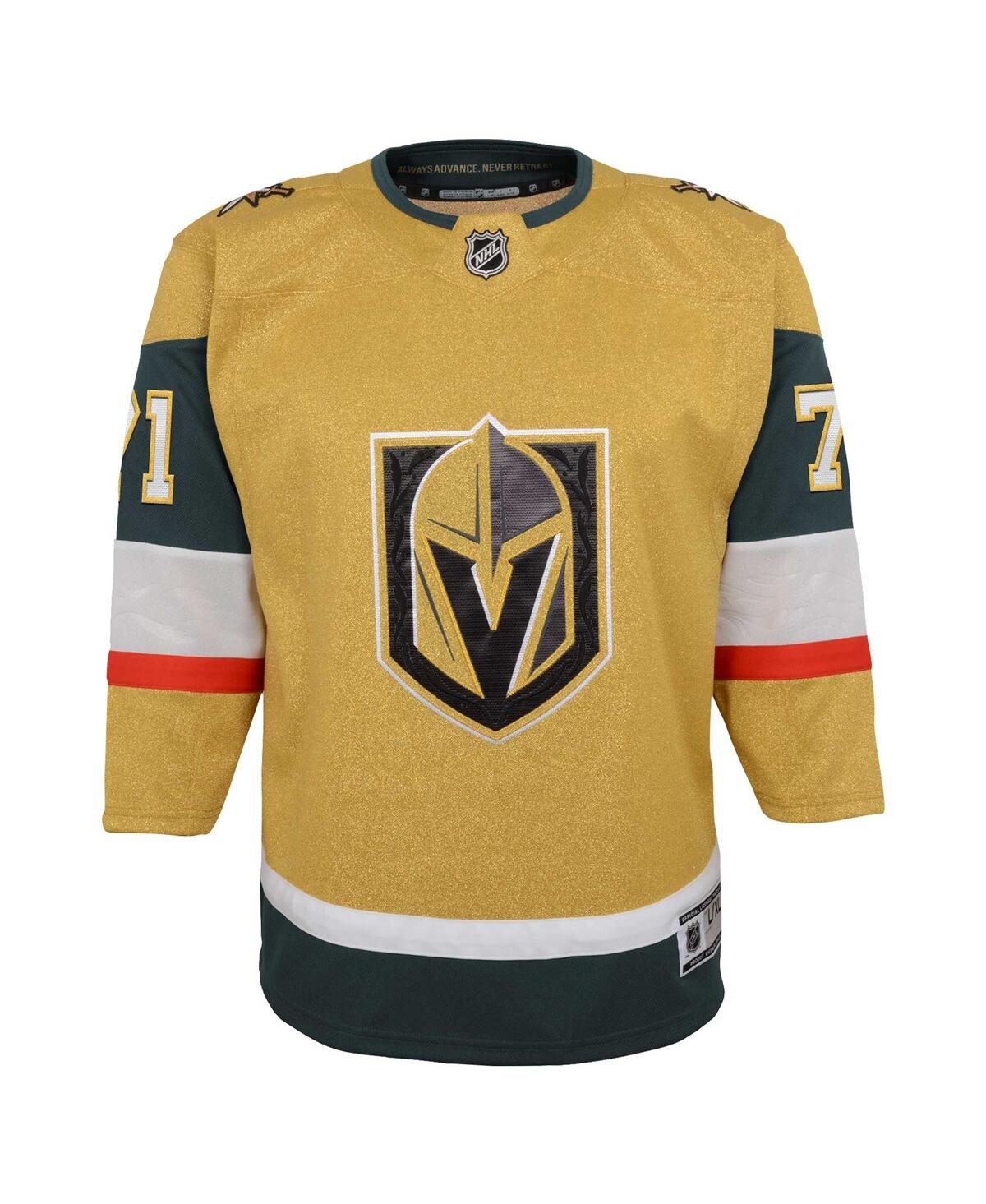 Outerstuff Big Boys and Girls William KarlssonVegas Golden Knights Home Premier Player Jersey - Gold