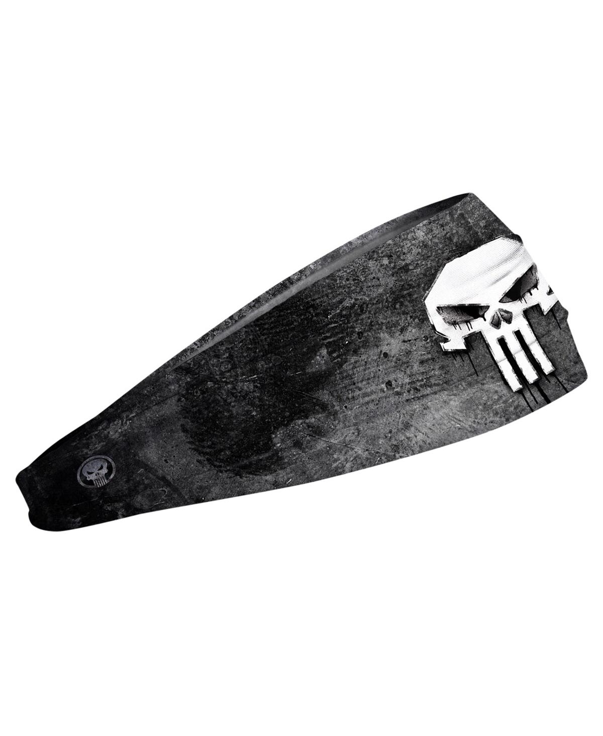 Shop Junk Brand S Unisex The Punisher Logo Headband In Charcoal