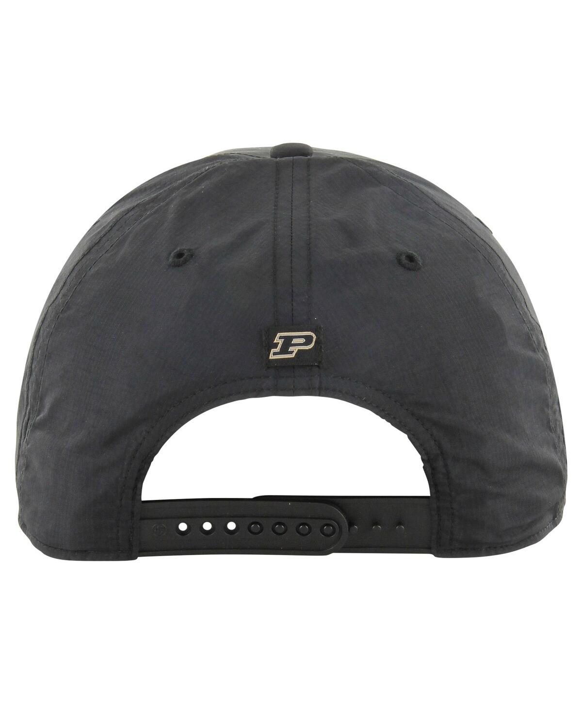 47 Brand 47 Men's Black Purdue Boilermakers Fairway Hitch Adjustable Hat In Black