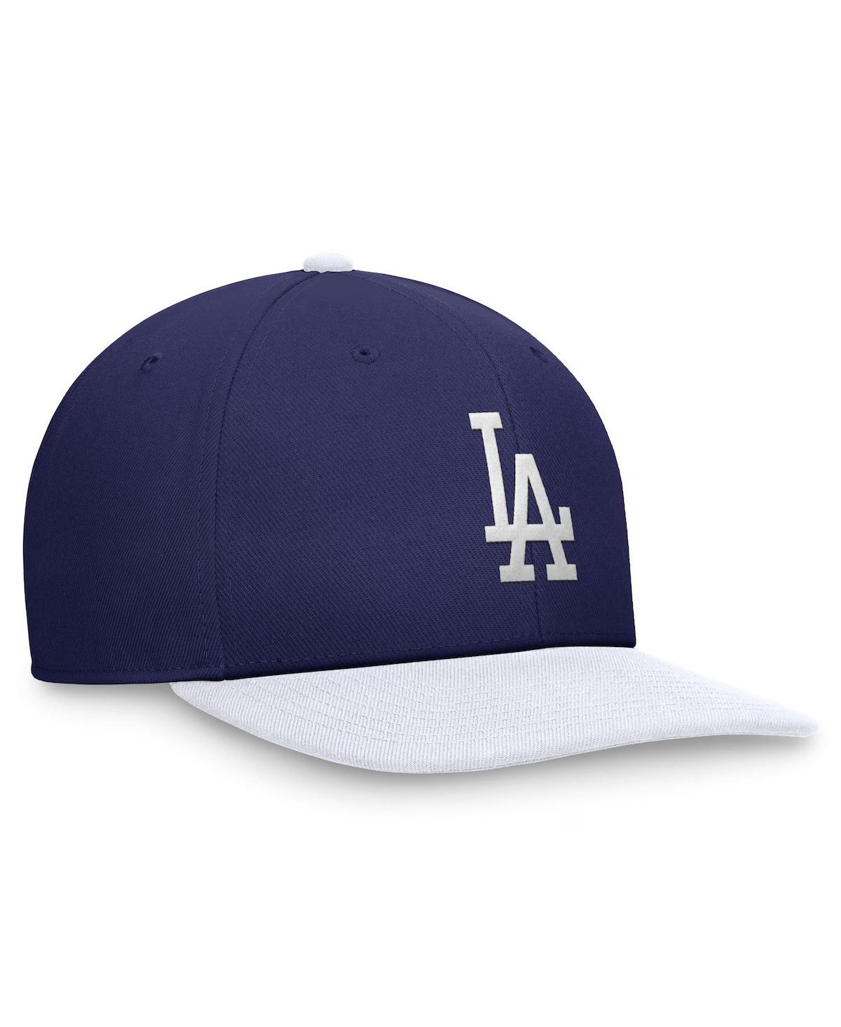 Nike Men's Royal/white Los Angeles Dodgers Evergreen Two-tone Snapback Hat In Loyblu,wht