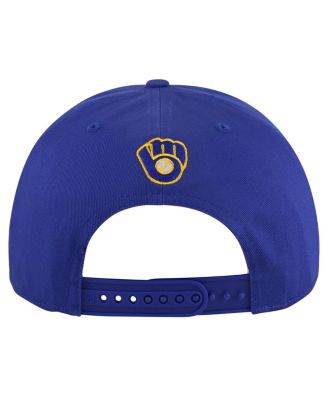 47 Brand Men's Royal Milwaukee Brewers Wax Pack Collection Premier Hitch Adjustable Hat