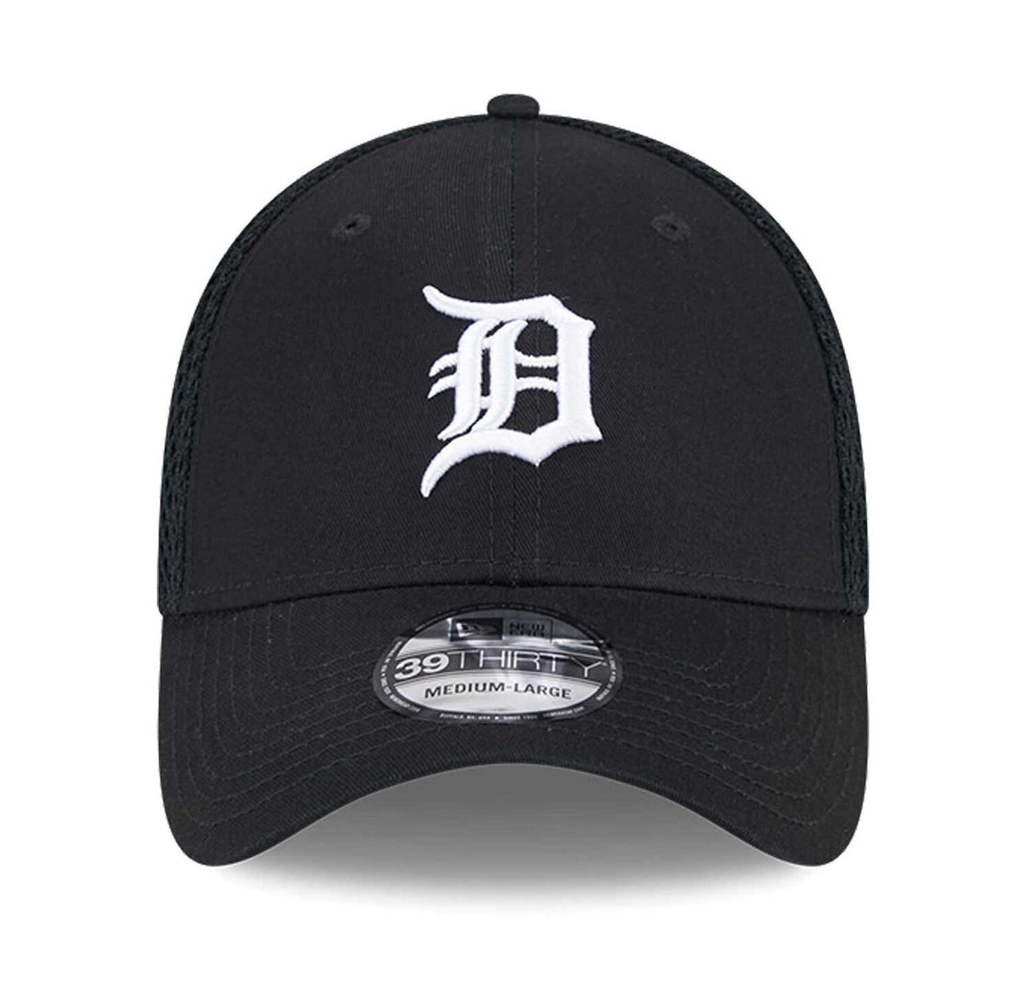 Men's Detroit Tigers Evergreen Black White Neo 39Thirty Flex Hat