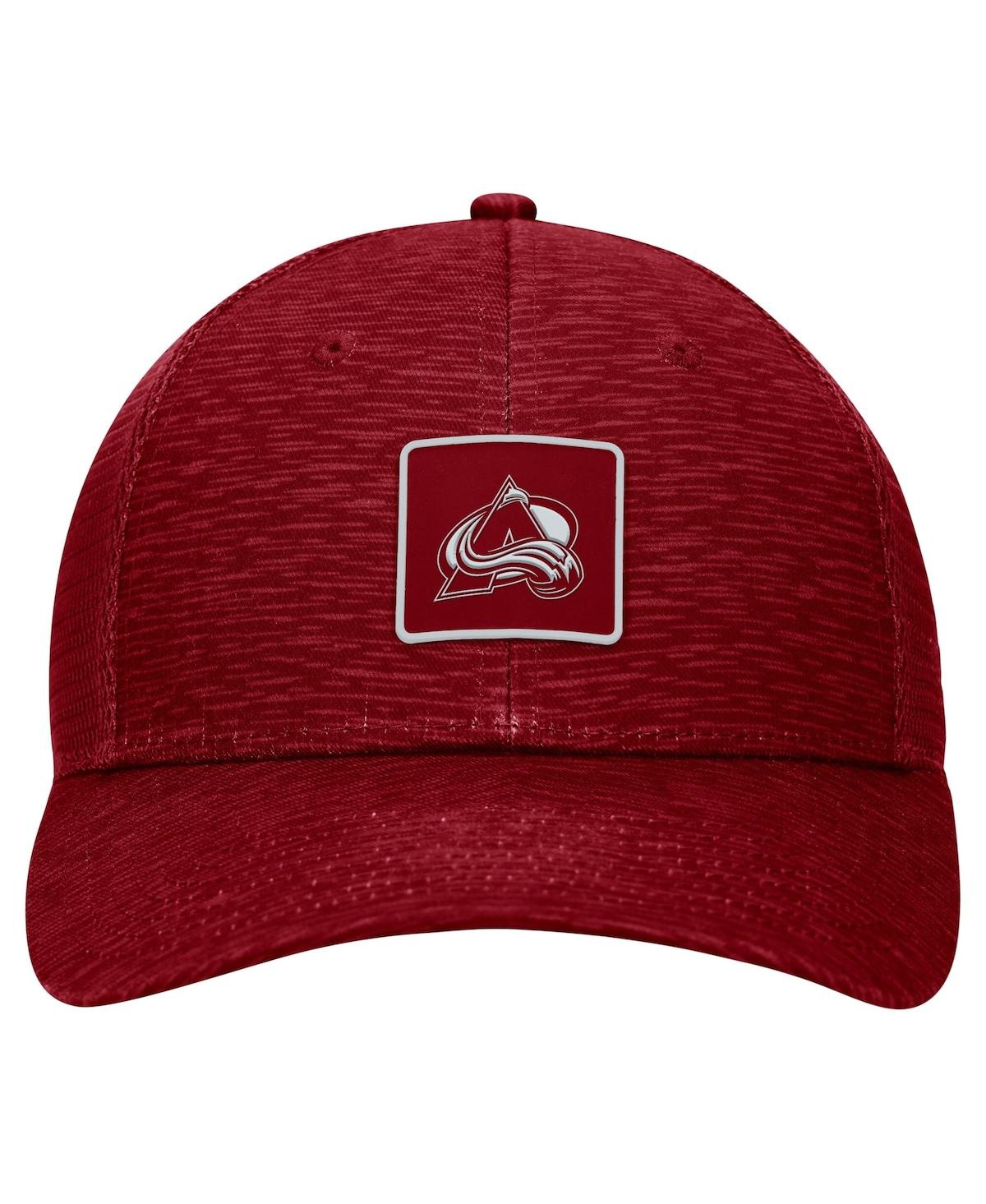 Fanatics Branded Women's Burgundy Colorado Avalanche Authentic Pro Road Trucker Adjustable Hat In Dark Garnt