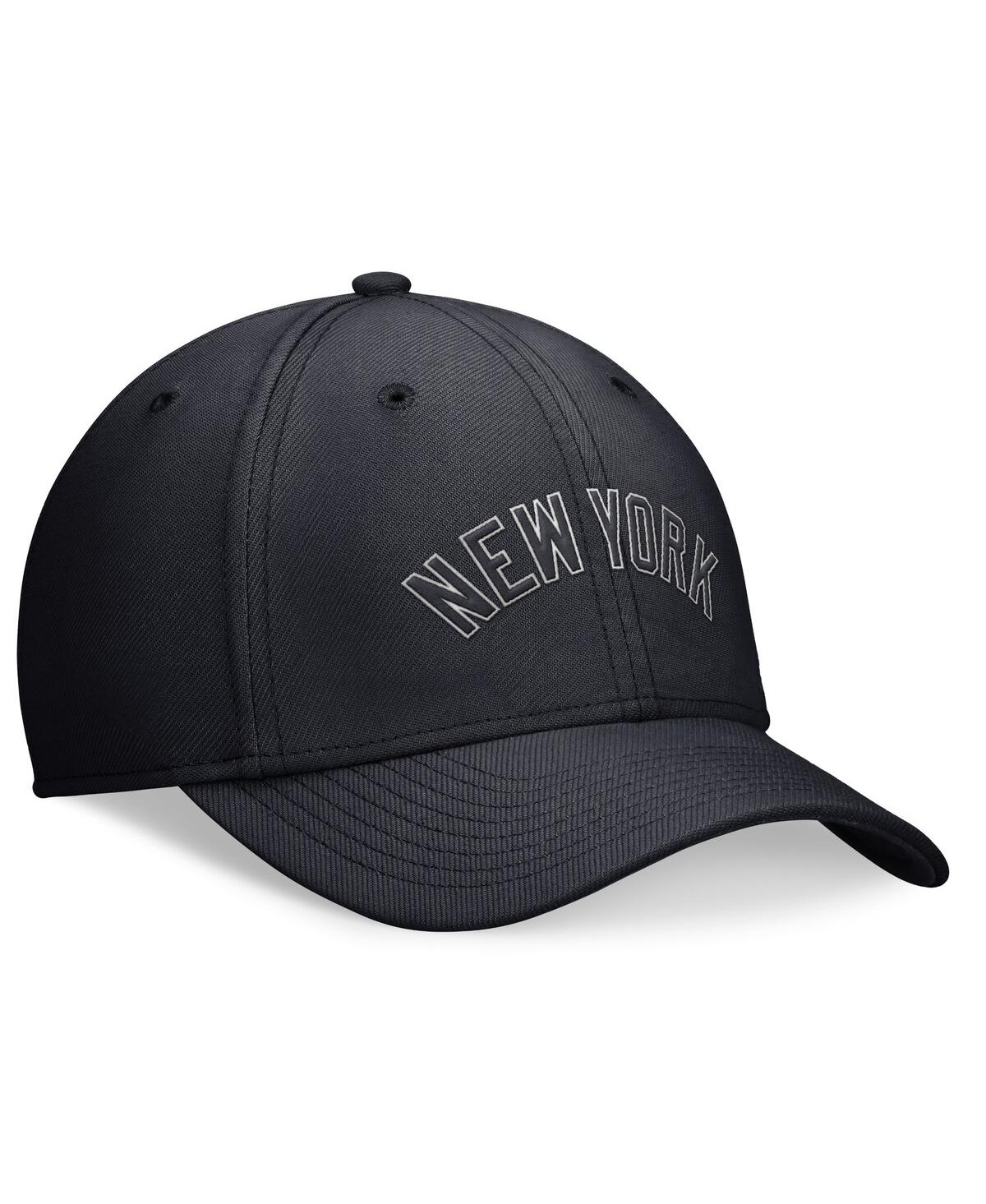 Nike Men's Navy New York Yankees Evergreen Performance Flex Hat In Pitchblue