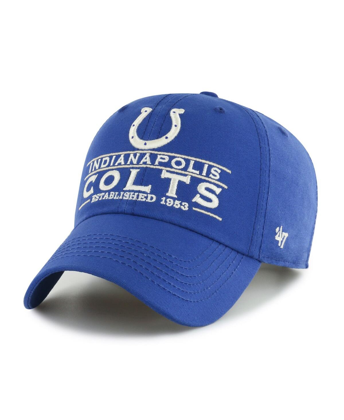 47 Brand Men's Royal Indianapolis Colts Vernon Clean UpÂ Adjustable Hat - Royal