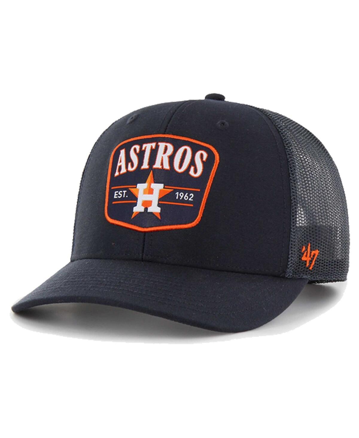 47 Brand Men's Navy Houston Astros Squad Trucker Adjustable Hat - Navy