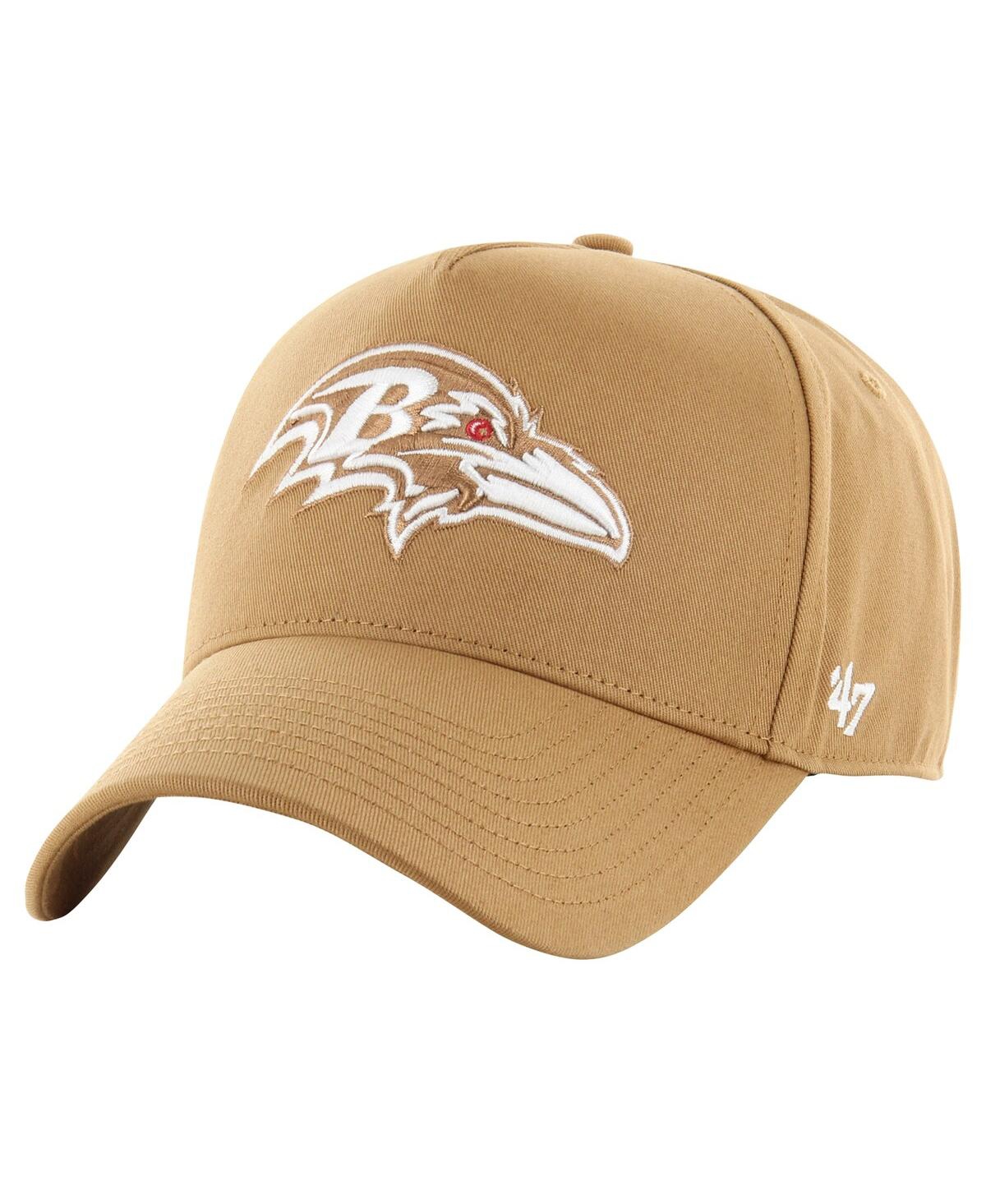 47 Brand Men's Tan Baltimore Ravens Ballpark Mvp Adjustable Hat - Tan