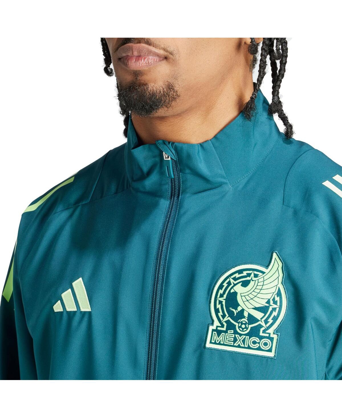 Adidas Men's Green Mexico National Team 2024 Pre-Match Full-Zip Jacket -gre