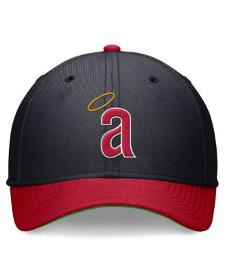Men's Navy/Red California Angels Cooperstown Collection Rewind Swooshflex Performance Hat