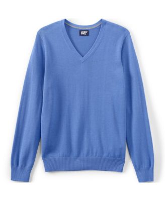 Men's Unisex Cotton Modal Vneck Pullover Sweater