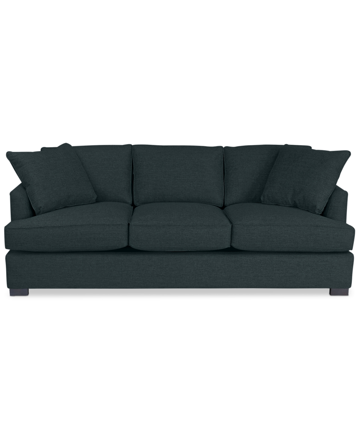 Macy's Nightford 89" Fabric Extra-large Sofa, Created For  In Lucca Charcoal