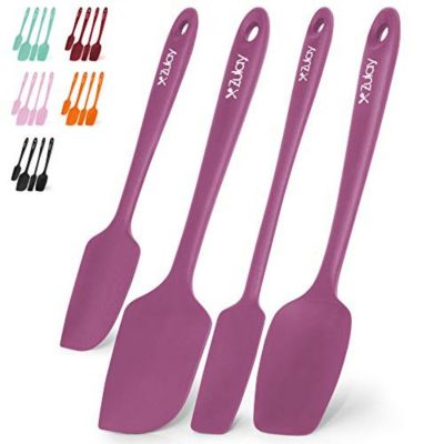 Heat Resistant Non-Stick 4-Piece Silicone Spatula Set for Cooking