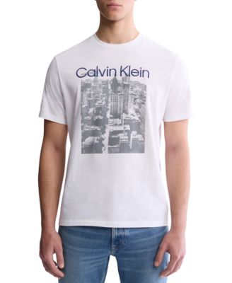 Calvin Klein - Men's Faded City Logo Graphic T-Shirt