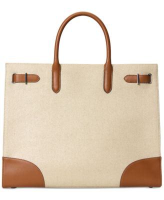 Lauren Ralph Lauren - Metallic Canvas Extra-Large Devyn Tote Bag