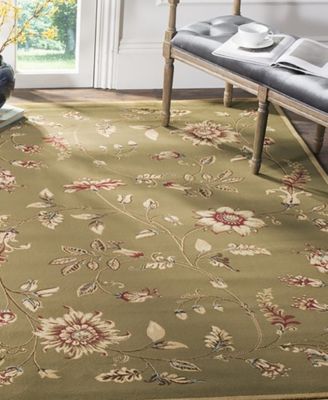 Lyndhurst LNH552 Green and Multi 8' x 11' Area Rug