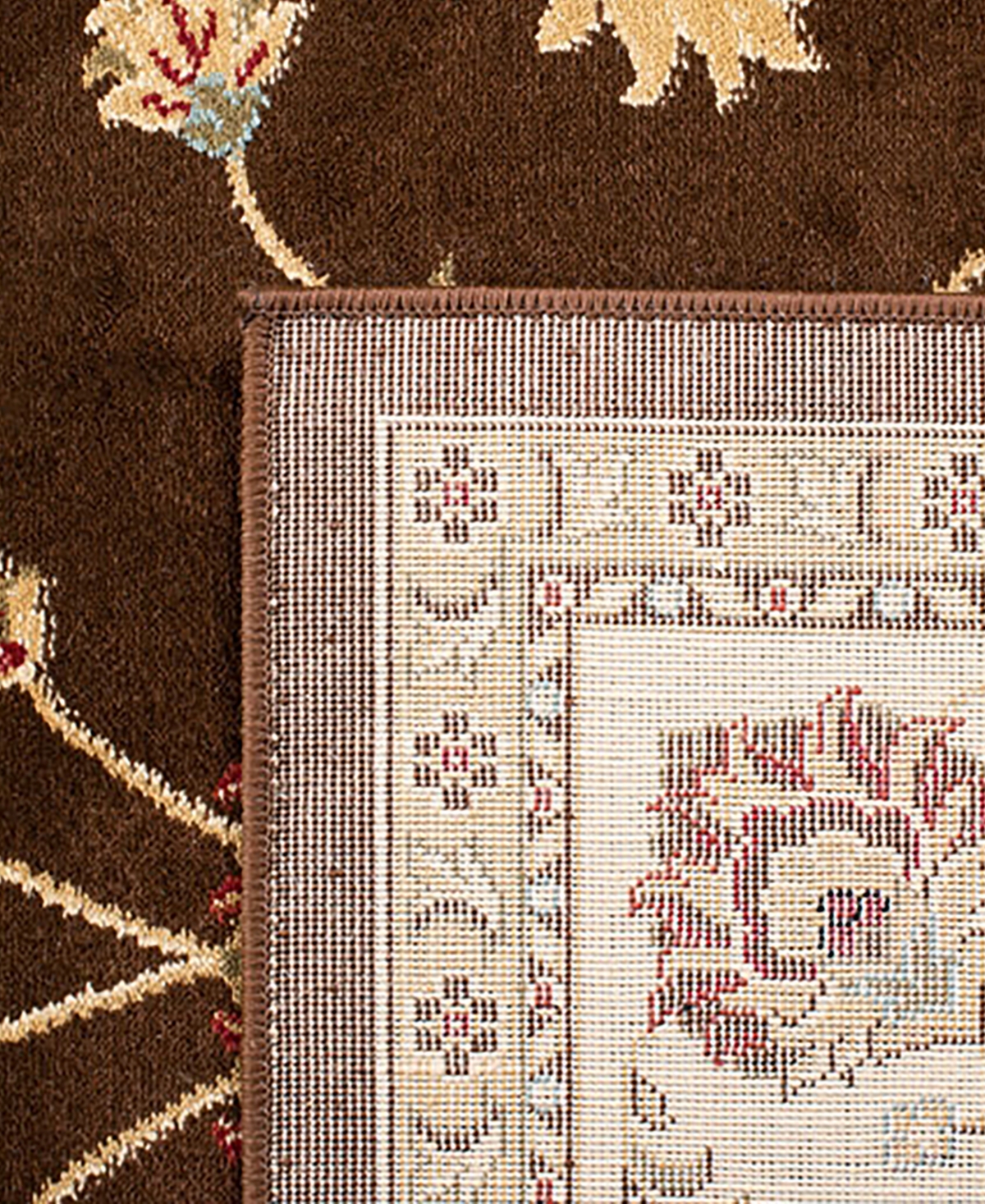 Safavieh Lyndhurst LNH553 Brown and Ivory 8' x 11' Area Rug