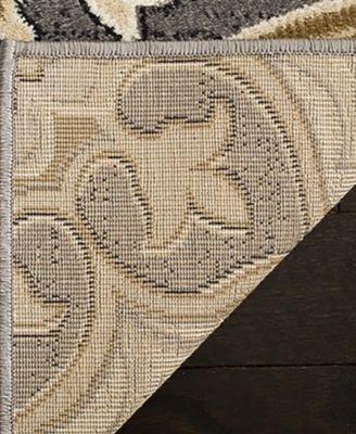 Lyndhurst LNH341 Light Gray and Beige 8' x 11' Area Rug